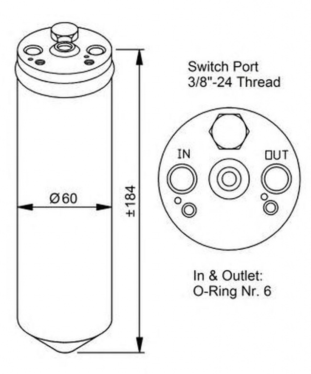 Filtru uscator clima MITSUBISHI GALANT VI EA NRF 33028