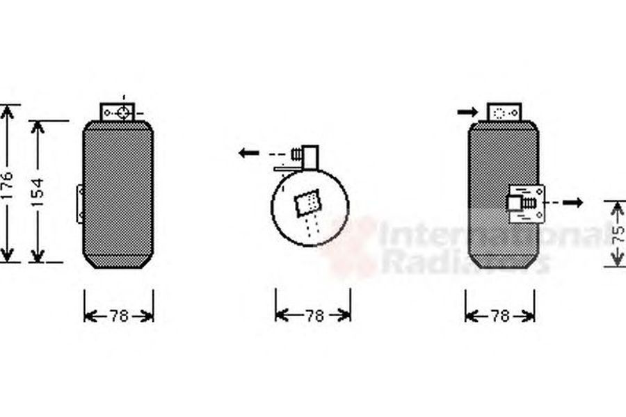 Filtru uscator clima OPEL ASTRA F Cabriolet 53 B VAN WEZEL 3700D292