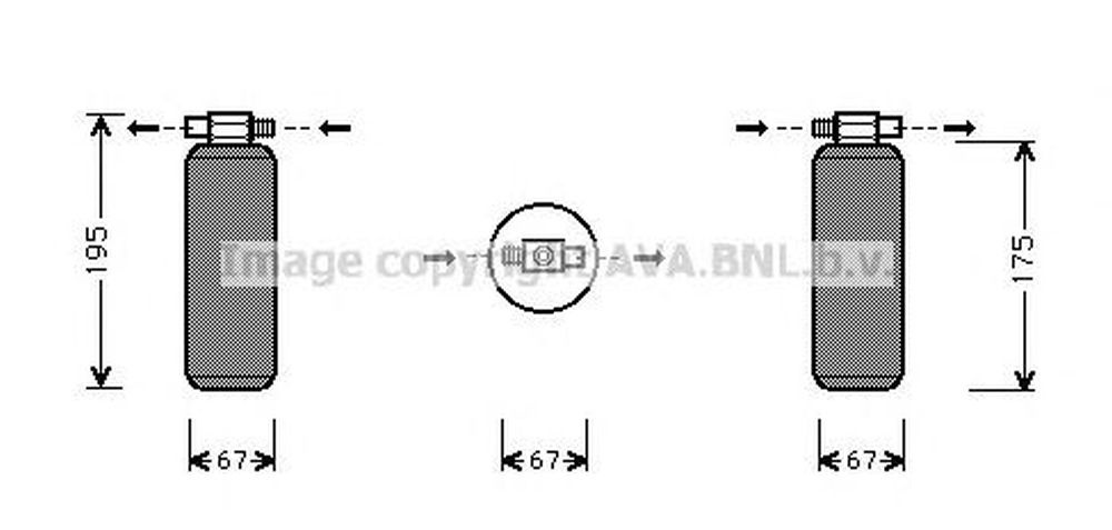 Filtru uscator clima RENAULT MASTER II caroserie F