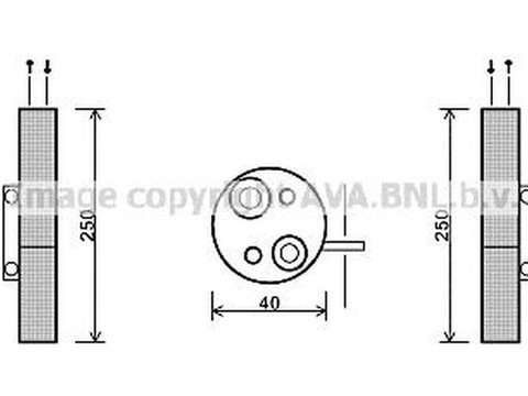 Filtru uscator clima RENAULT TWINGO II CN0 AVA RTD455