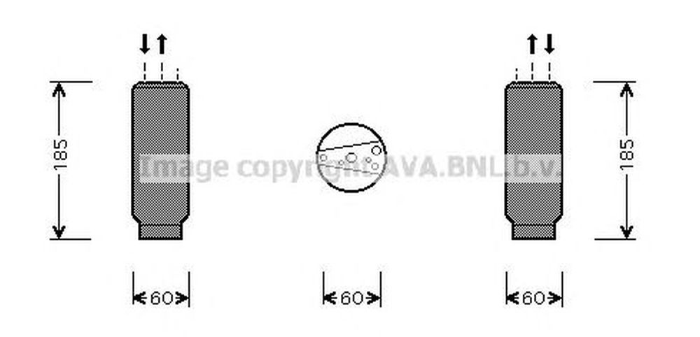 Filtru uscator clima TOYOTA PASEO cupe EL54 AVA TOD005