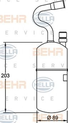 Filtru uscator clima VOLVO V70 I LV HELLA 8FT351192021