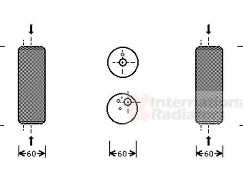 Filtru uscator clima VW NEW BEETLE 9C1 1C1 VAN WEZEL 5800D014