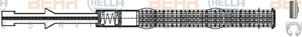 Filtru uscator clima VW TRANSPORTER V bus 7HB 7HJ 7EB 7EJ 7EF 7EG 7HF 7EC HELLA 8FT 351 197-791