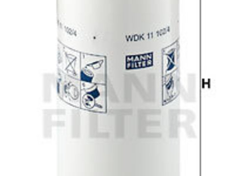 Filtru WDK 11 102 4 MANN-FILTER pentru Ford Cargo