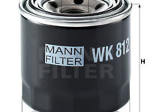 Filtru WK 812 MANN-FILTER