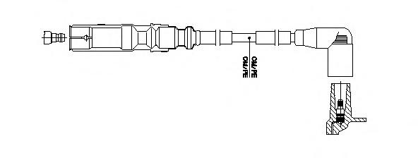 Fisa bujii AUDI A4 limuzina (8D2, B5), AUDI A4 Avant (8D5, B5), AUDI A4 (8E2, B6) - BREMI 1A23F61