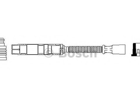 Fisa bujii MERCEDES-BENZ CLK (C209) (2002 - 2009) BOSCH 0 356 912 948