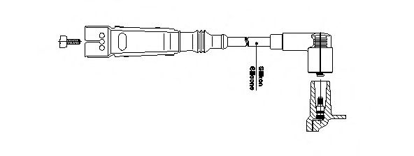 Fisa bujii SEAT AROSA (6H) (1997 - 2004) BREMI 111A52