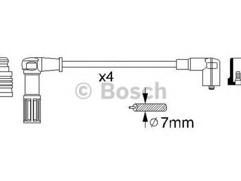 Fise bujii FIAT SCUDO caroserie 220L BOSCH 0356912845