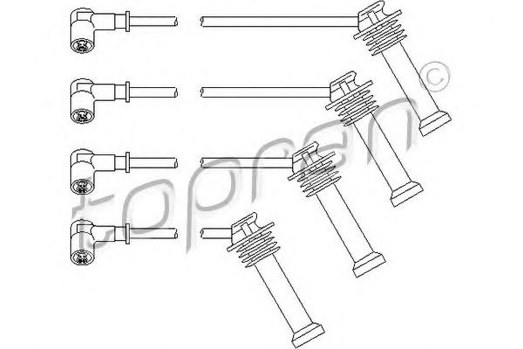 Fise bujii FORD MONDEO II limuzina BFP TOPRAN 302043