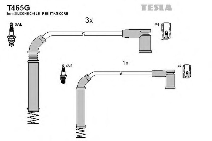 Fise bujii FORD STREET KA RL2 TESLA TES T465G