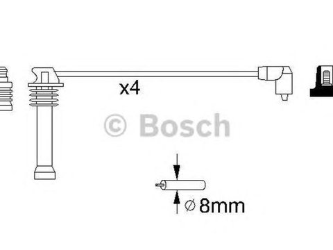 Fise bujii FORD TRANSIT CONNECT P65 P70 P80 BOSCH 0986357141