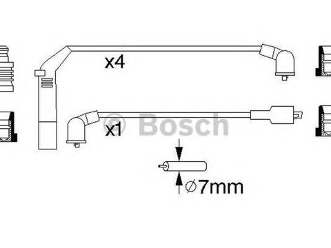 Fise bujii HYUNDAI SONATA III Y-3 BOSCH 0986356895