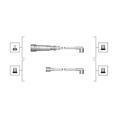 Fise bujii Magneti Marelli VW CADDY I (14) 1983-1992 - 941319170004