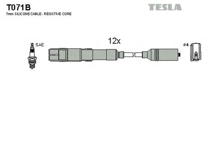 Fise bujii MERCEDES-BENZ C-CLASS T-Model S203 TESLA TES T071B