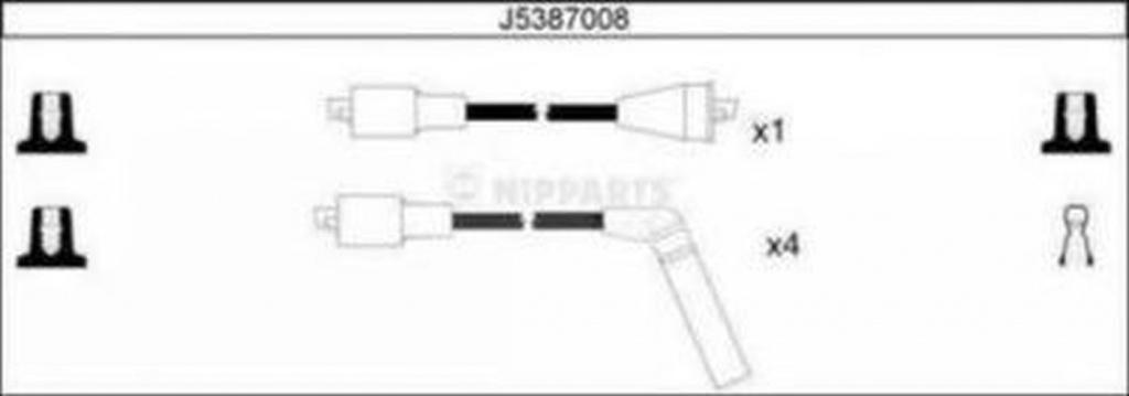 Fise bujii SUBARU LEONE II combi NIPPARTS J5387008