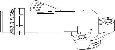 Flansa lichid racire BMW 3 limuzina (E46), BMW Z3 (E36), BMW 3 cupe (E46) - TOPRAN 501 753
