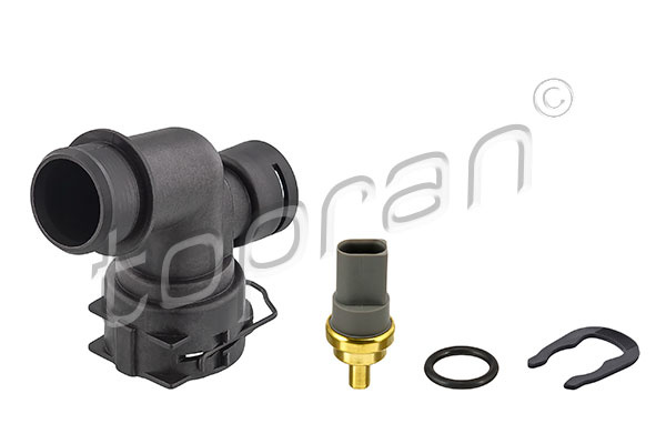 Flansa lichid racire TOPRAN montare inferior stang