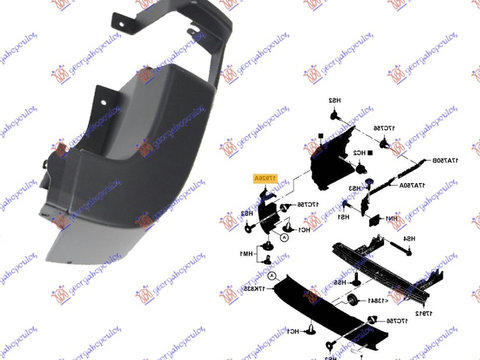 Flaps bara spate stanga/dreapta FORD TRANSIT 13-19 FORD TRANSIT 19- cod 1852807 , 1852803