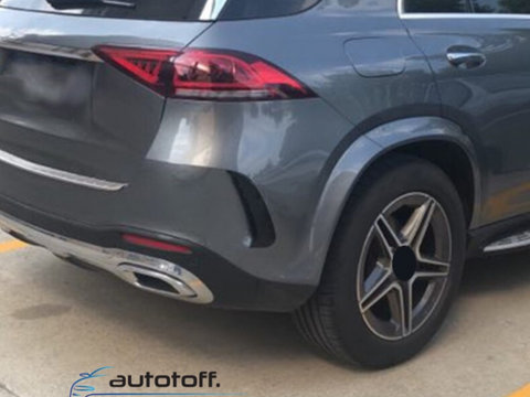 Flapsuri bara spate Mercedes GLE SUV W167 (2020+) Negru lucios