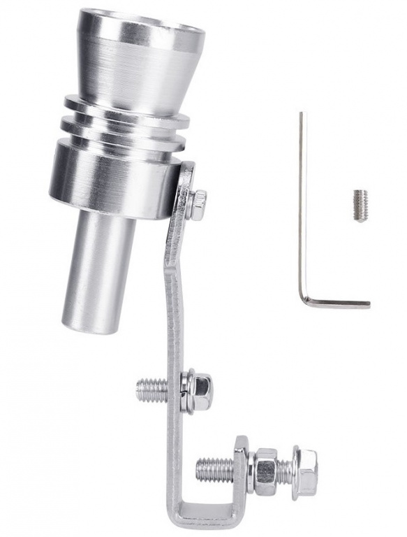 Fluier Toba Marime L Pentru Motor Intre 2000 - 2400 cc L Argintiu 8054