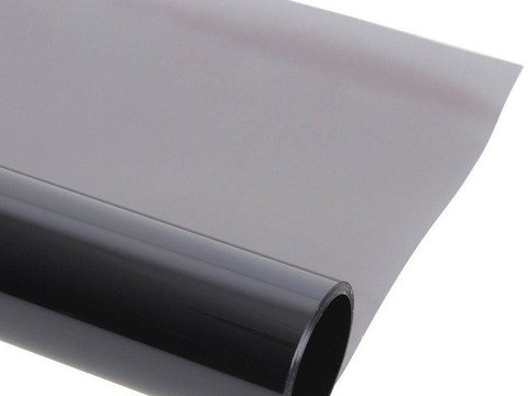 Folie Geam Auto Tip DARK BLACK - Vizibilitate 15% 75cm X 300cm AL-FOL