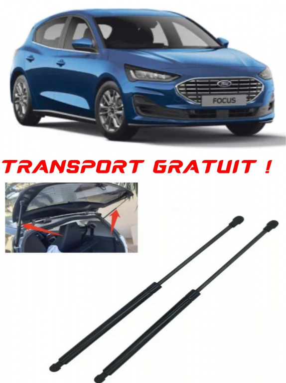 FORD FOCUS IV (HN) - Set 2 amortizoare pentru portbagaj / haion compatibil cu FORD FOCUS IV (HN) fabricat 2018 – 2022 STA322449-624