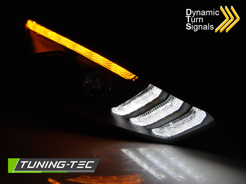 FORD FOCUS MK3 15-18 BLACK DRL LED SEQ I