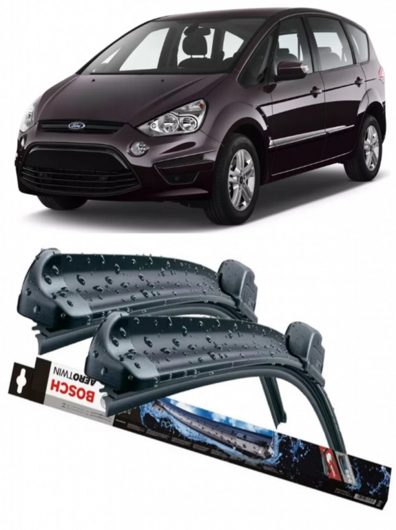 Ford S-Max Set 2 stergator parbriz Bosch Bosch Aer