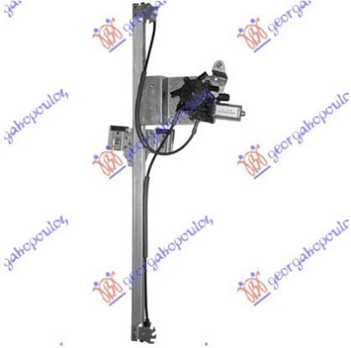 FRONT WINDOW REGULATOR ELECTRICAL - MERCEDES MERCEDES SPRINTER 209-524 (W906) 06-13, MERCEDES, MERCEDES SPRINTER 209-524 (W906) 06-13, 053907047