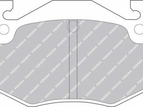 Fsl558 set ferodo spate pt citroen saxo,xsara,zx,peugeot 106,205,206,306,309