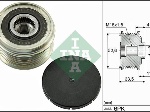 Fulie alternator 535 0025 10 INA