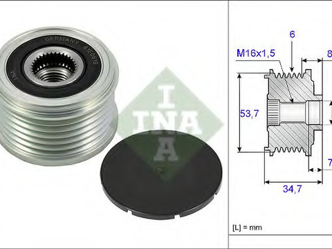 Fulie alternator 535 0224 10 INA