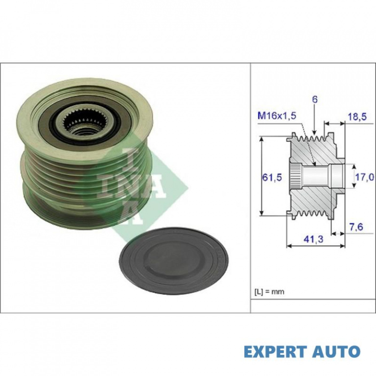 Fulie alternator Alfa Romeo 159 (2005-2011) #8 354