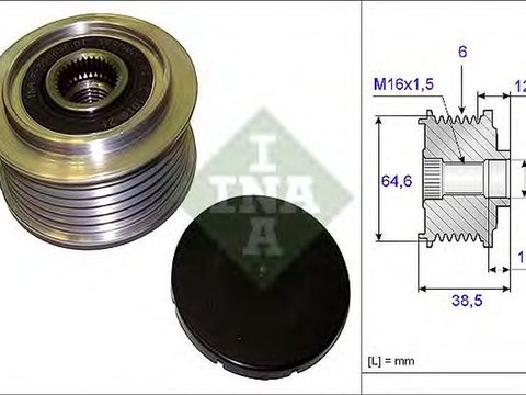 Fulie alternator AUDI A6 4F2 C6 INA 535020110