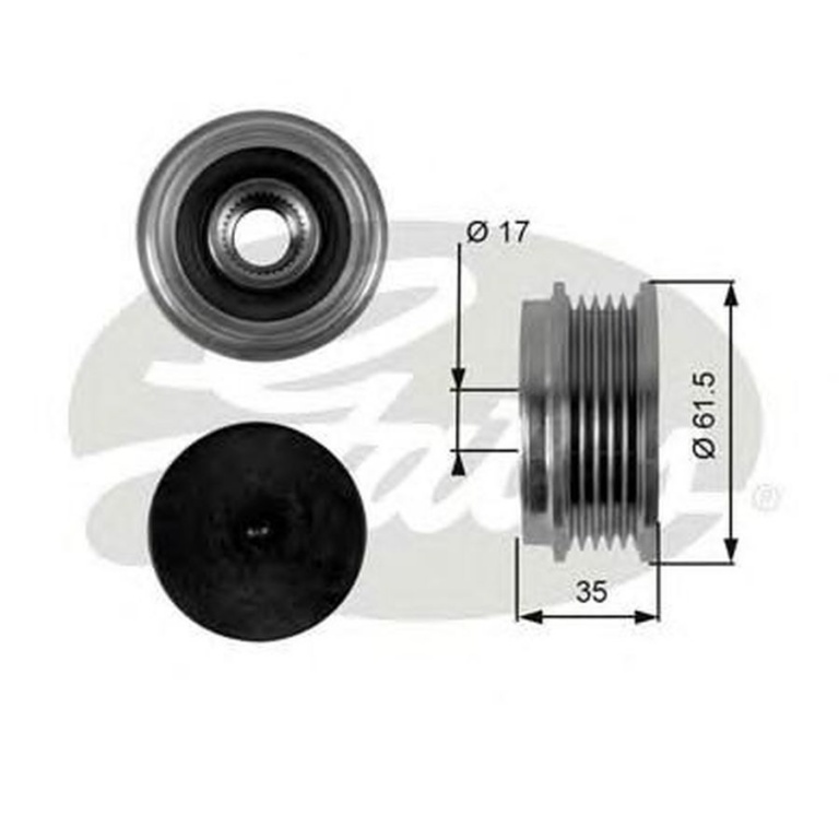 Fulie alternator AUDI A6 Avant 4B5 C5 GATES OAP7076