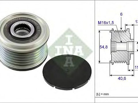 Fulie alternator DACIA LOGAN LS INA 535010210