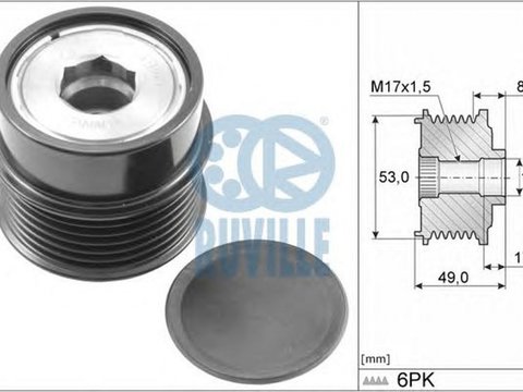 Fulie alternator DODGE AVENGER RUVILLE 58629