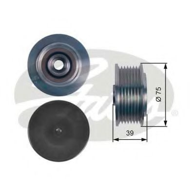 Fulie alternator HONDA CR-V Mk III (RE) (2006 - 2016) GATES OAP7119