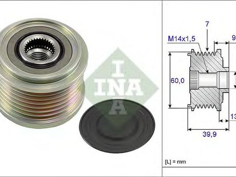 Fulie alternator HYUNDAI H-1 Cargo TQ INA 535021510