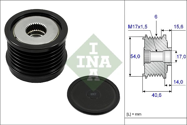 Fulie alternator INA FIAT CROMA (194_) 2005-2011 -