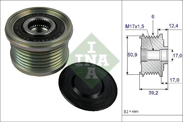 Fulie alternator INA MAZDA CX-30 (DM) 2019-2024 - 535 0247 10