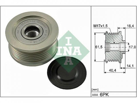 Fulie alternator Lancia DELTA III (844) 2008-2016 #2 1204413