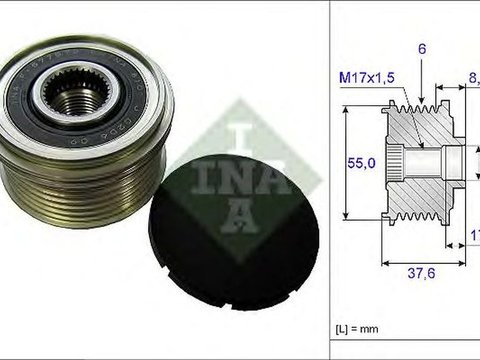 Fulie alternator MAZDA 3 limuzina BK INA 535024610