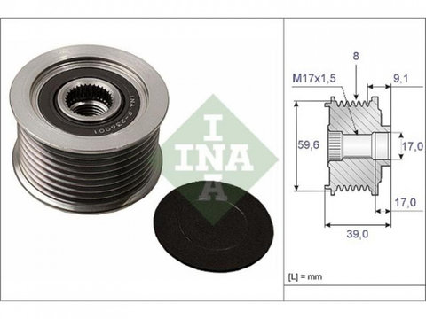 Fulie alternator Mazda MPV Mk II (LW) 1999-2006 #3 238068