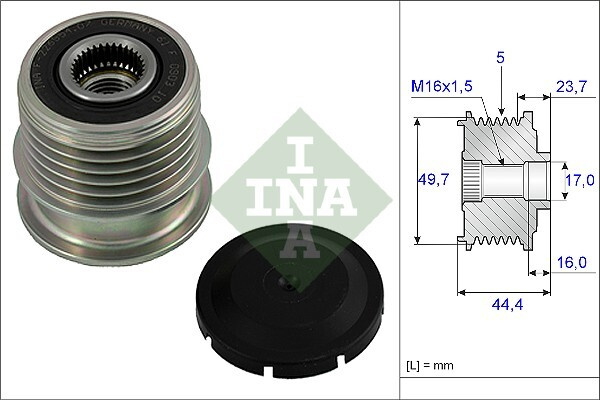 Fulie alternator # Mercedes-benz A-class 1998 1999 2000 2001 # 535 0011 10 # INA
