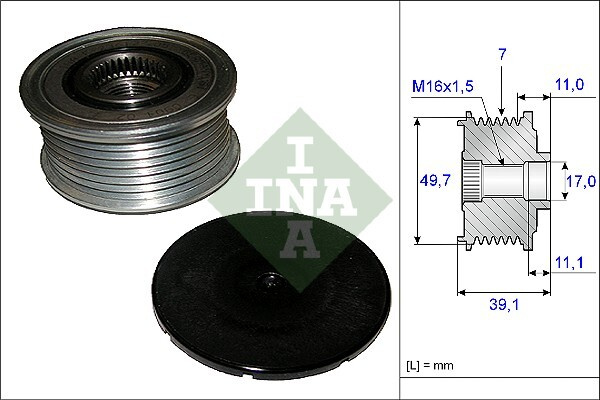 Fulie alternator # Mercedes-benz R-class 2010 2011