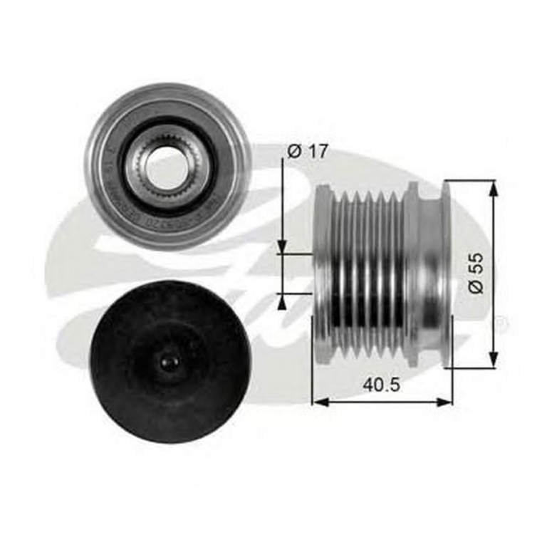 Fulie alternator MERCEDES-BENZ VITO MIXTO caroseri