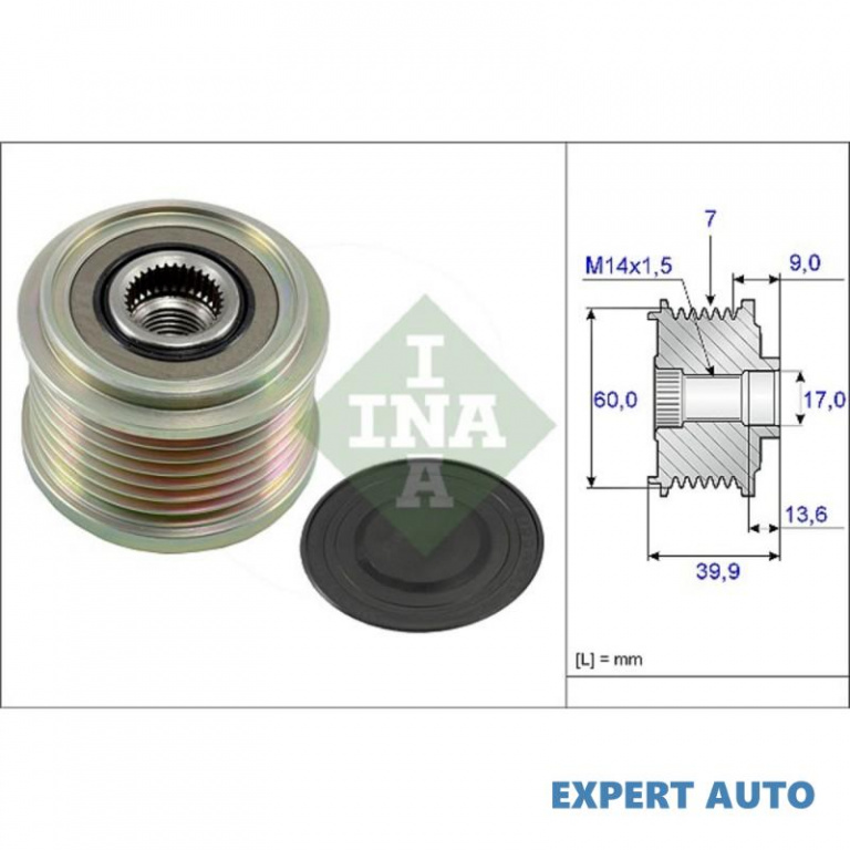 Fulie alternator MINI MINI (R50, R53) 2001-2006 #8 12317790877